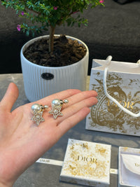 Pearl Star Earrings