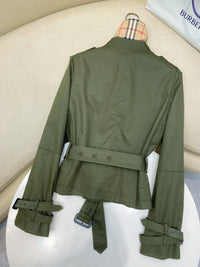 Tropical Gabardine Cropped Jacket