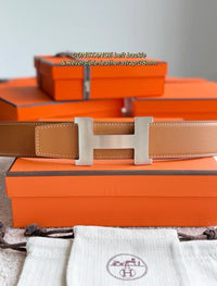Constance H Belt Buckle & Reversible Leather Strap 38mm