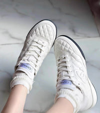 Quilted Low-Top Sneakers