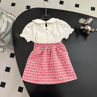 Monogram Skirt Set