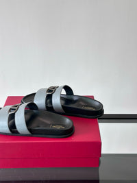 Garavani VLogo Calf Leather Slides