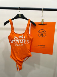 Logo One Piece Swimsuit