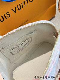 Alma BB Monogram Emblème Rose Ribbon Pink