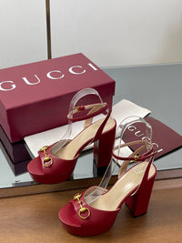 Horsebit Platform Sandals