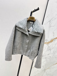 26S Shearling Trimmed Jacket