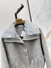 26S Shearling Trimmed Jacket
