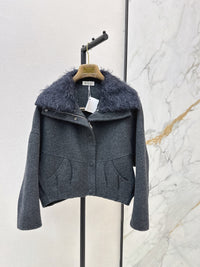 26S Shearling Trimmed Jacket