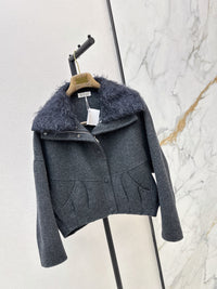 26S Shearling Trimmed Jacket