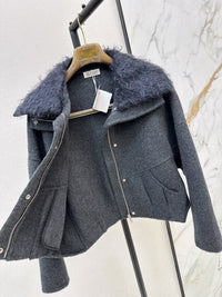 26S Shearling Trimmed Jacket