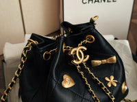 25K Icon Charm Bucket Bag