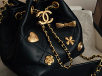 25K Icon Charm Bucket Bag
